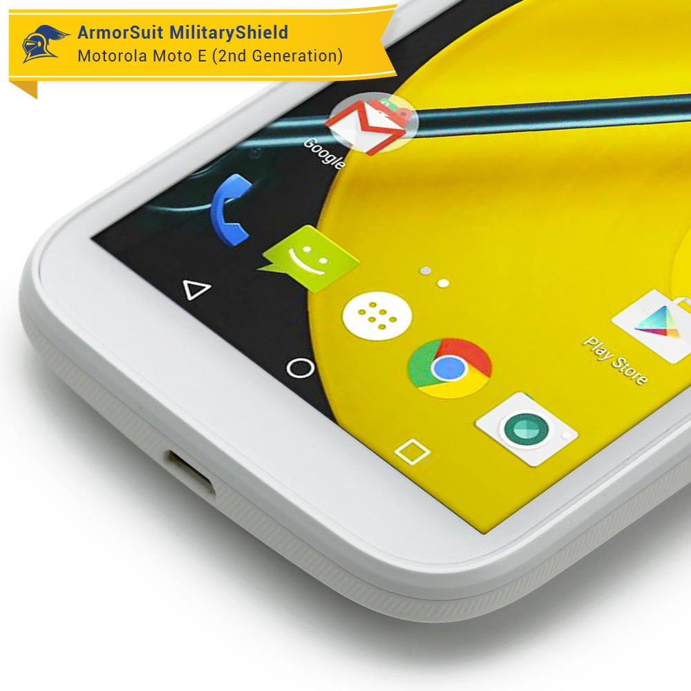 [2 Pack] Motorola Moto E (2nd Gen, 2015) Screen Protector