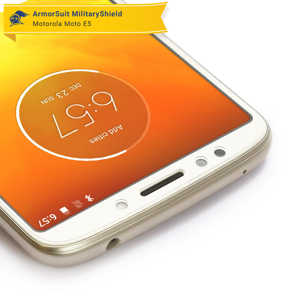 [2 Pack] Motorola Moto E5 Matte Case Friendly Screen Protector