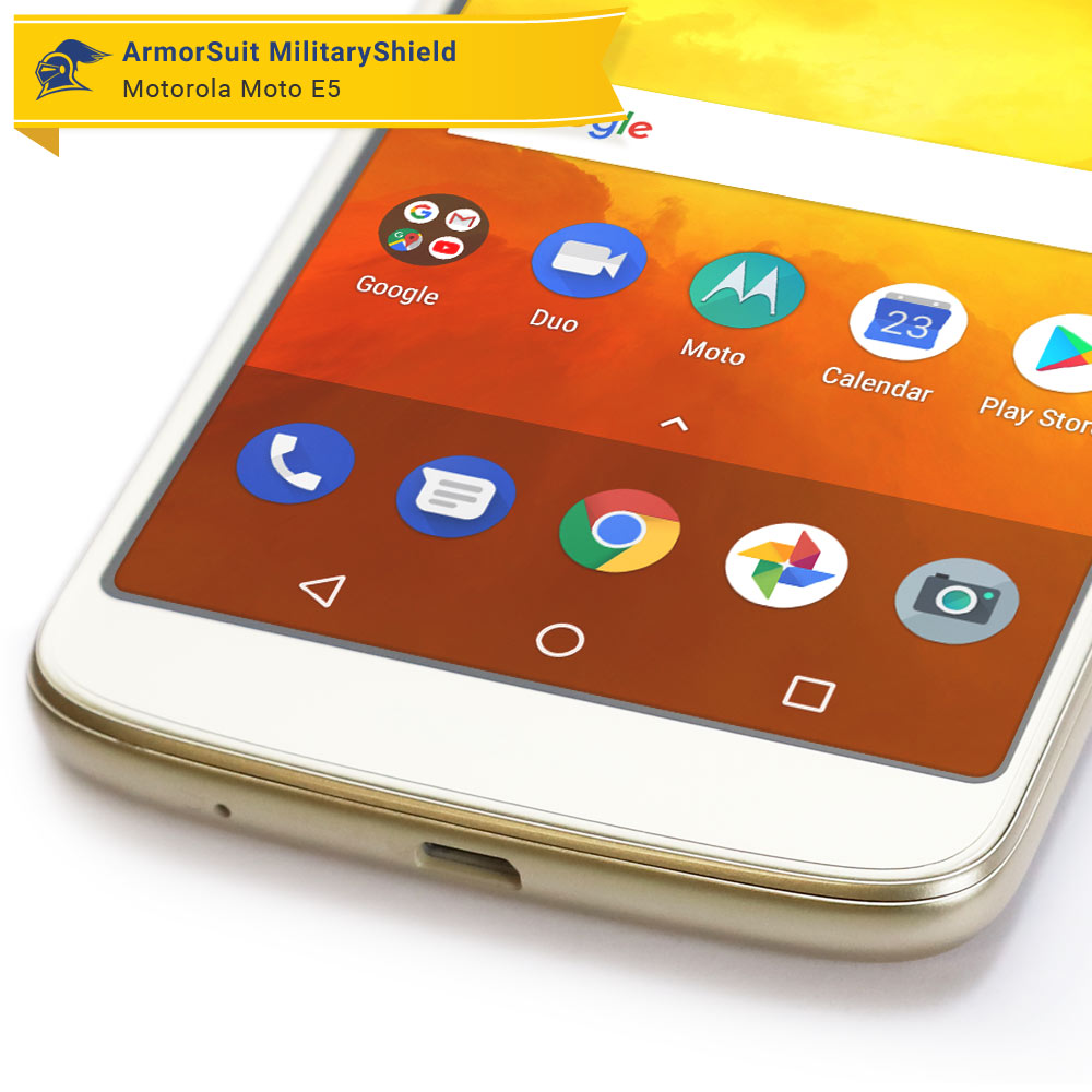 [2 Pack] Motorola Moto E5 Matte Case Friendly Screen Protector