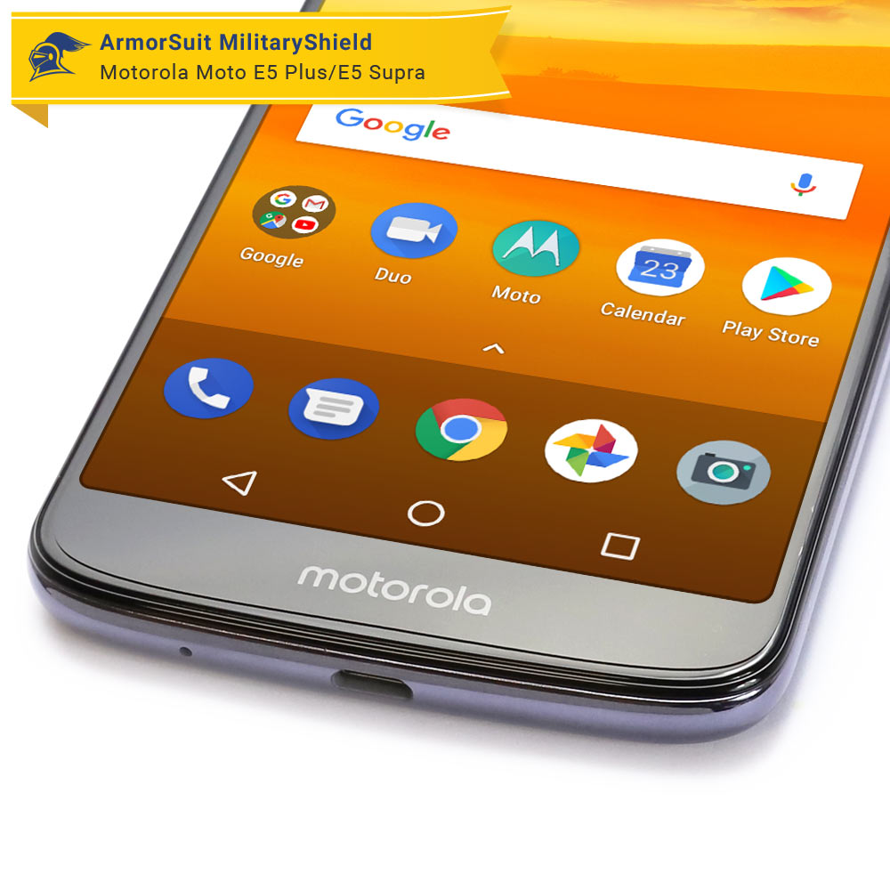 [2 Pack] Motorola Moto E5 Plus/E5 Supra Case Friendly Screen Protector