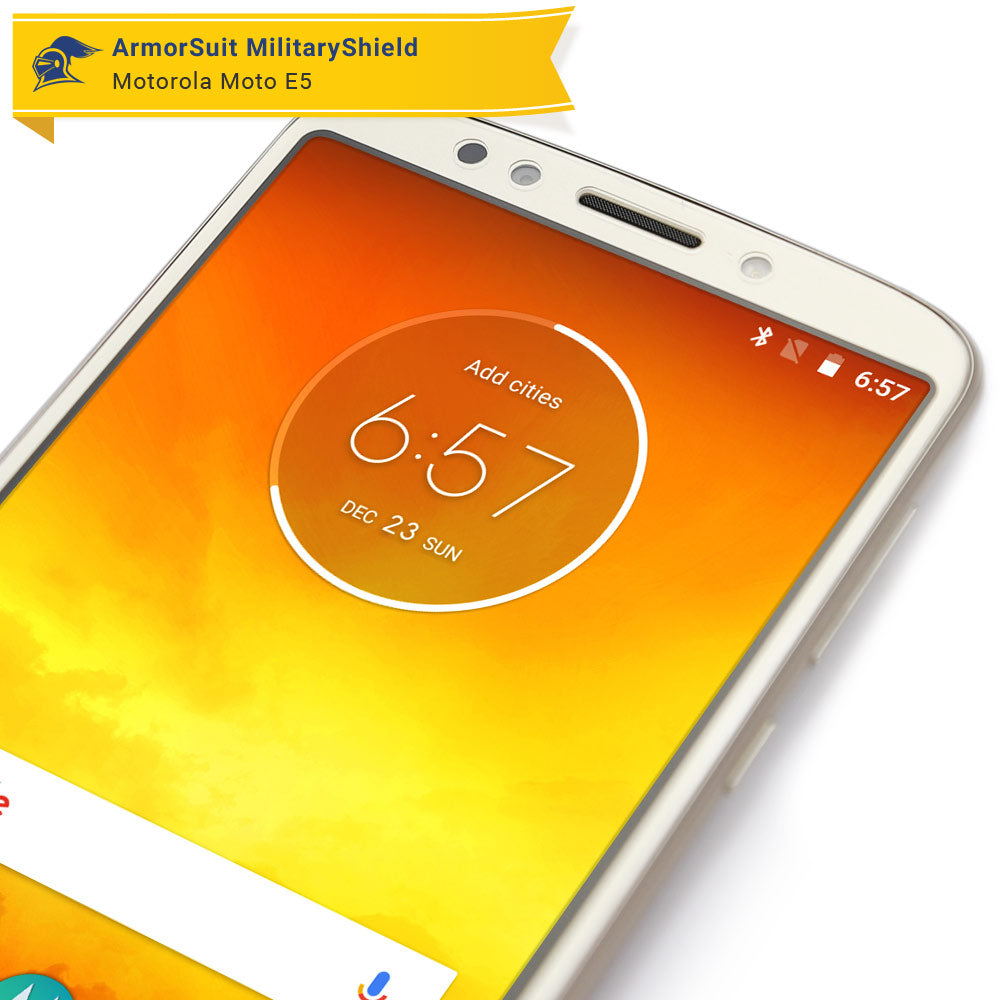 [2 Pack] Motorola Moto E5 Screen Protector