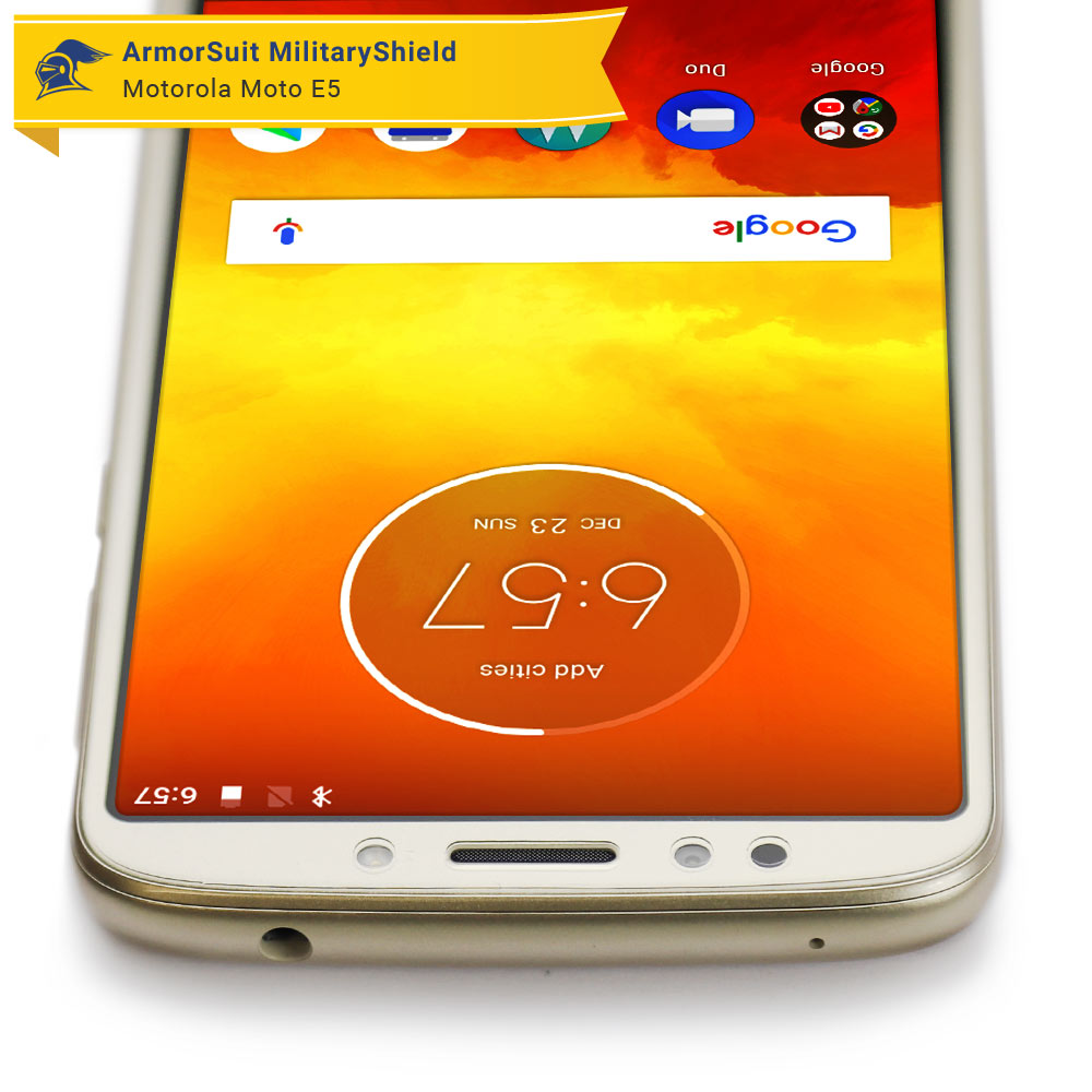 [2 Pack] Motorola Moto E5 Screen Protector