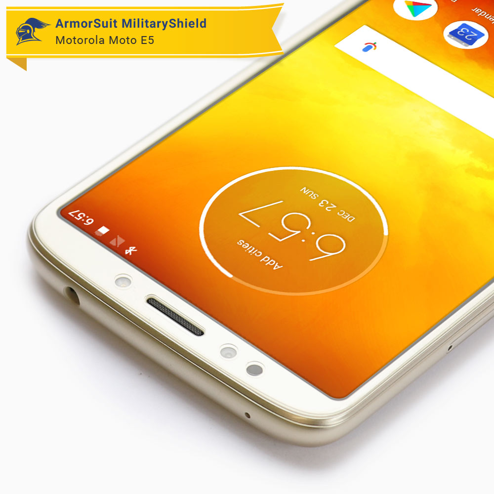[2 Pack] Motorola Moto E5 Screen Protector