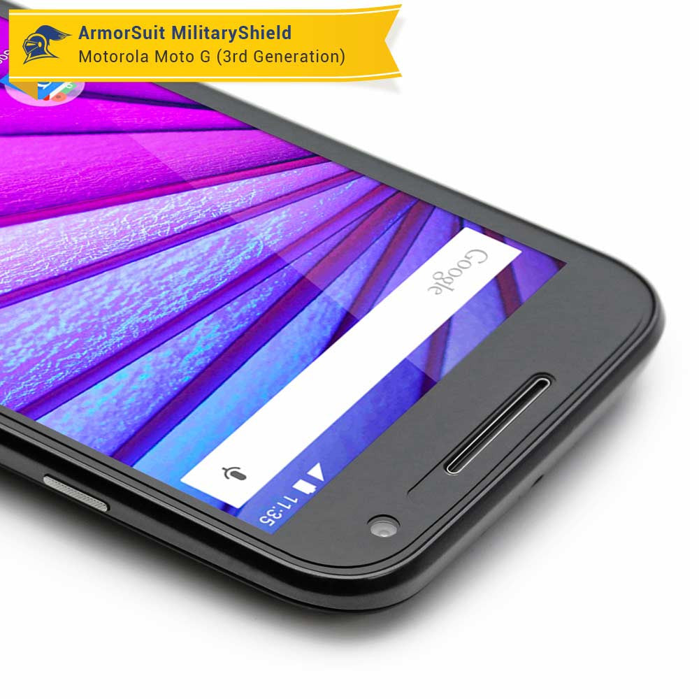[2 Pack] Motorola Moto G (3rd Generation 2015) Screen Protector (Case Friendly)