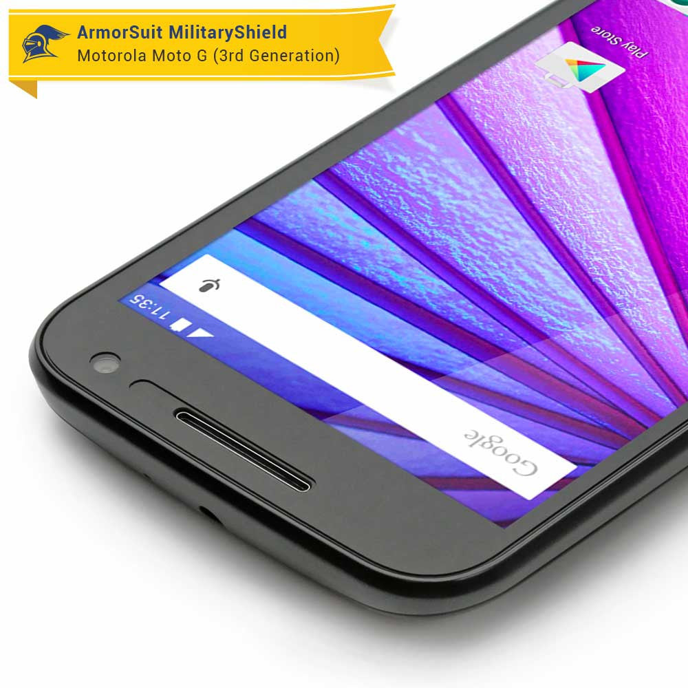 [2 Pack] Motorola Moto G (3rd Generation 2015) Screen Protector