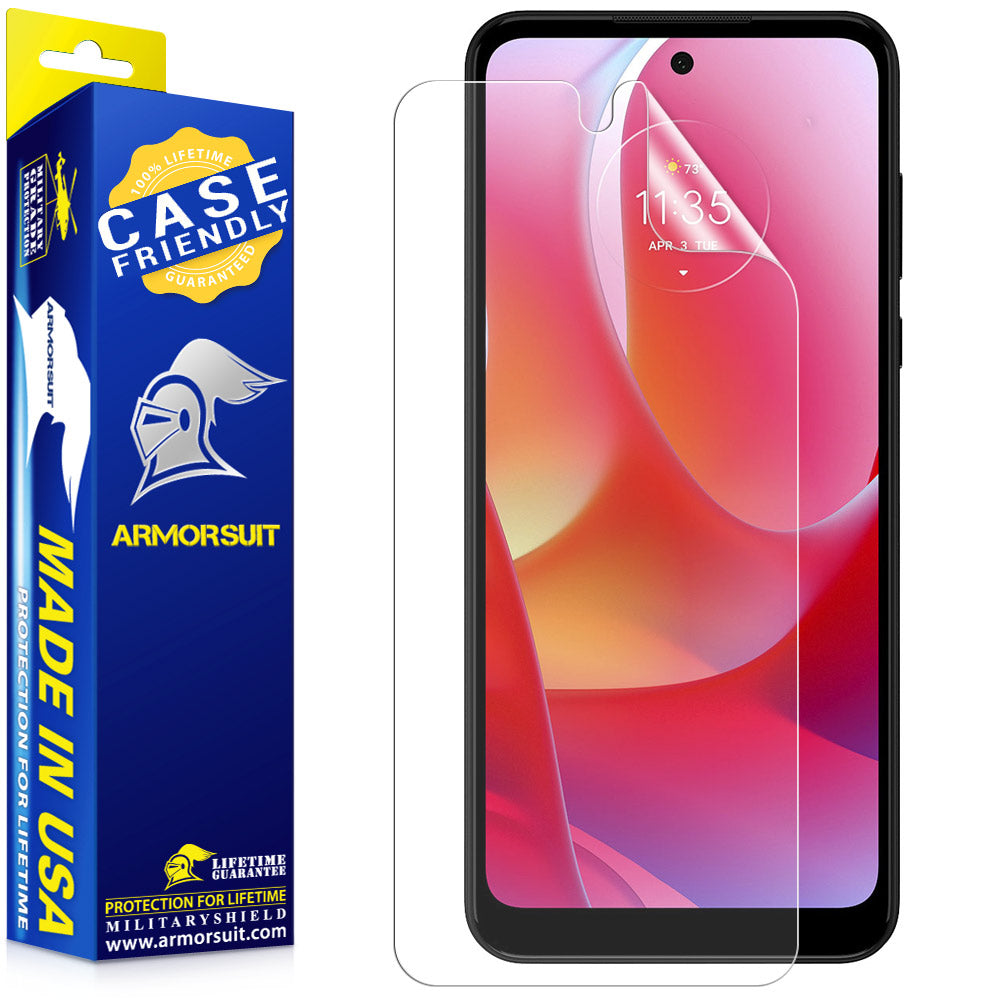 [2 Pack] ArmorSuit MilitaryShield Anti-Glare Screen Protector Designed for Motorola Moto G Power 5G [6.5 inch] (2022) Case Friendly Anti-Bubble Matte Film