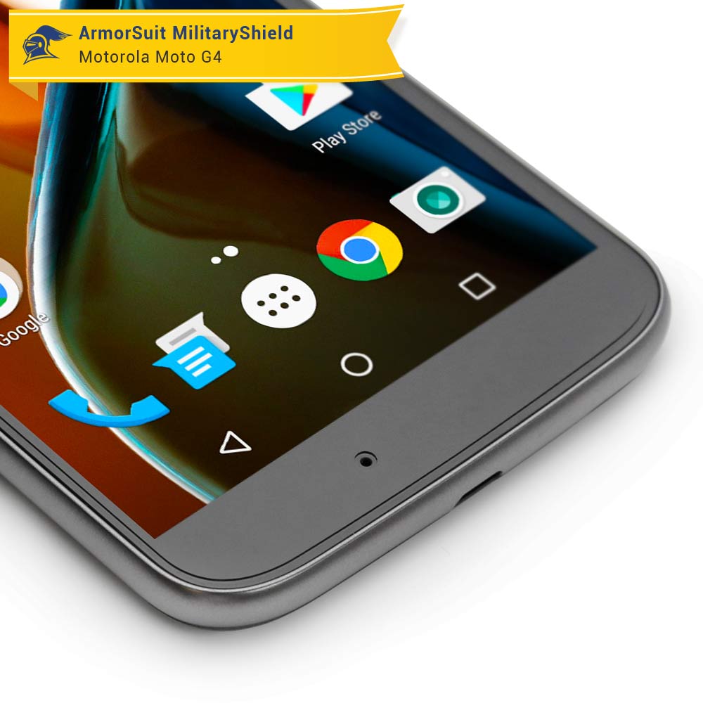 [2 Pack] Motorola Moto G4 (4th Gen) Case-Friendly Screen Protector