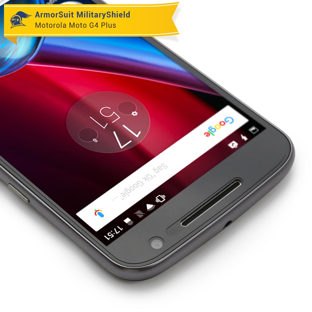 [2 Pack] Motorola Moto G4 Plus Case-Friendly Screen Protector