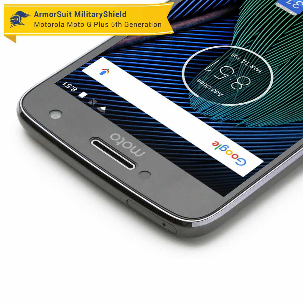 [2 Pack] Motorola Moto G Plus 5th Generation Screen Protector