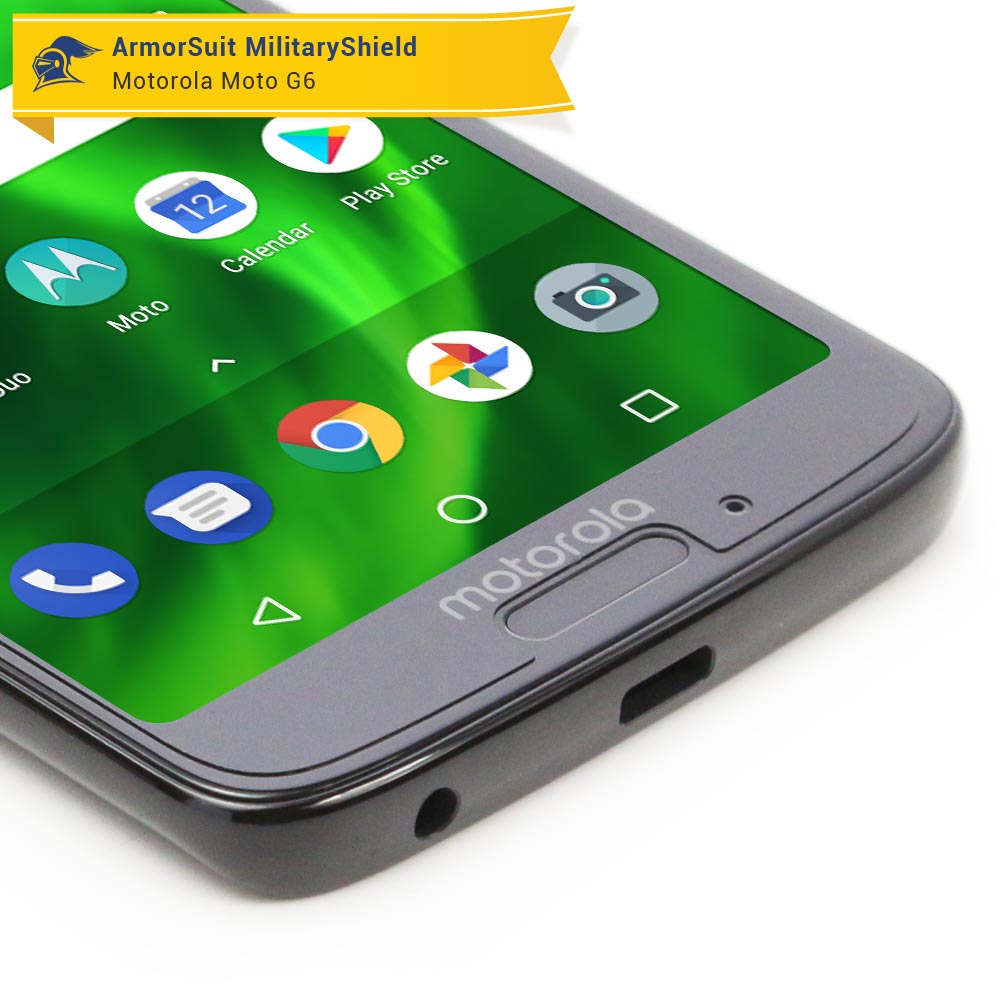 [2 Pack] Motorola Moto G6 Case Friendly Screen Protector