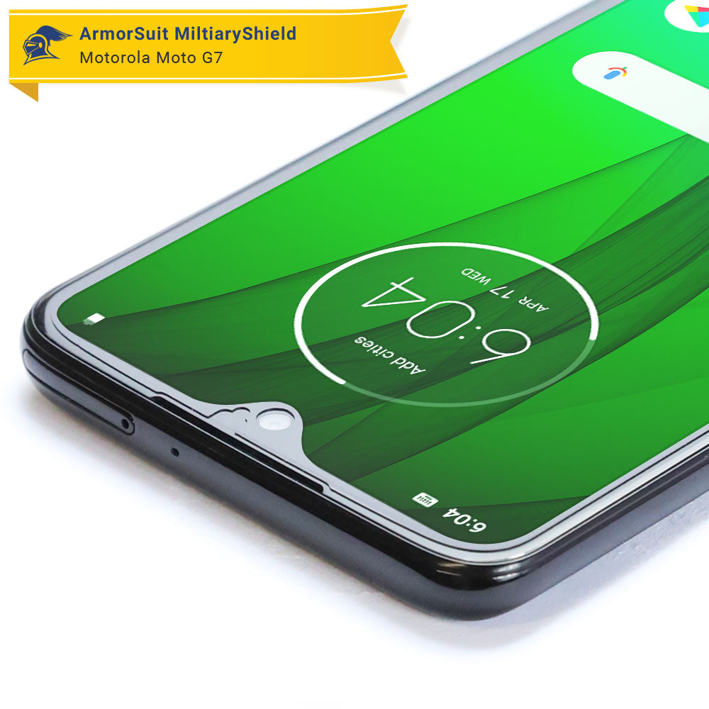 [2 Pack] Motorola Moto G7 Case Friendly Screen Protector
