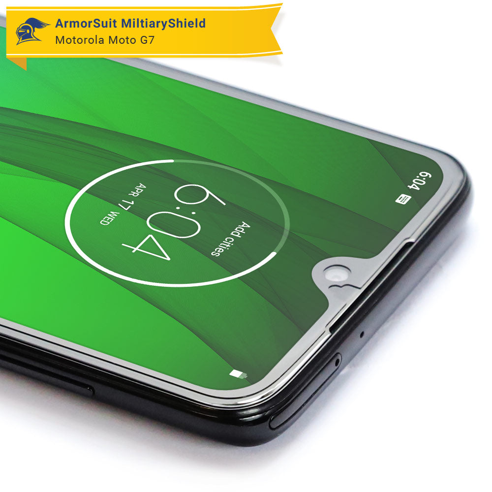 [2 Pack] Motorola Moto G7 Matte Case Friendly Screen Protector