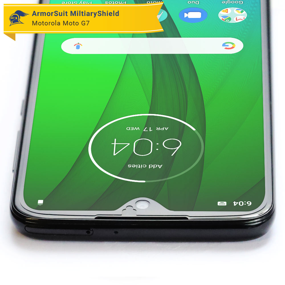 [2 Pack] Motorola Moto G7 Matte Case Friendly Screen Protector