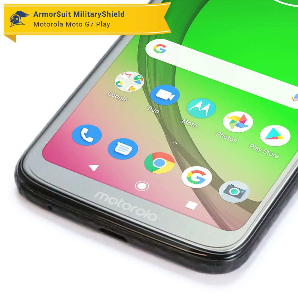 [2 Pack] Motorola Moto G7 Play Case Friendly Screen Protector