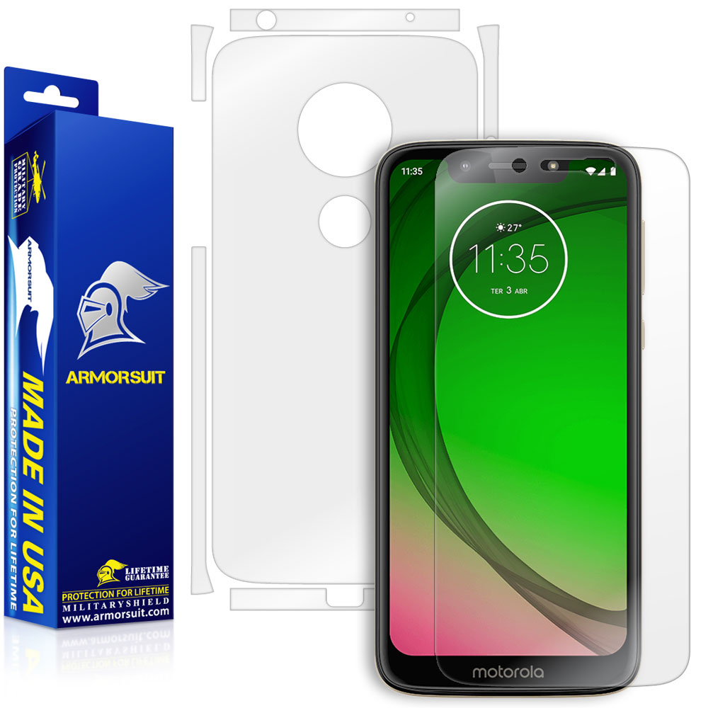 Motorola Moto G7 Play Screen Protector + Full Body Skin Protector