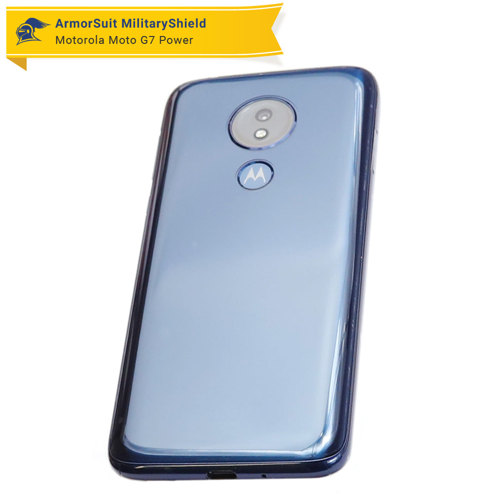 Motorola Moto G7 Power Screen Protector + Full Body Skin Protector