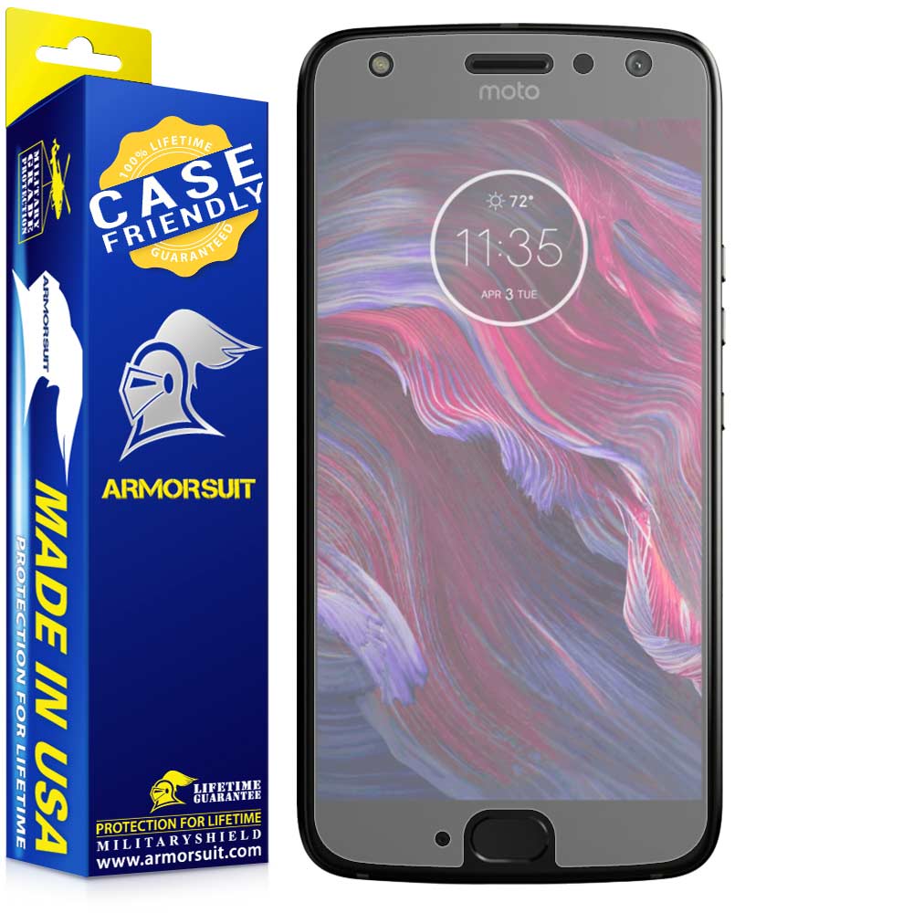 [2 Pack] Motorola Moto G4 X4 Matte Case-Friendly Screen Protector