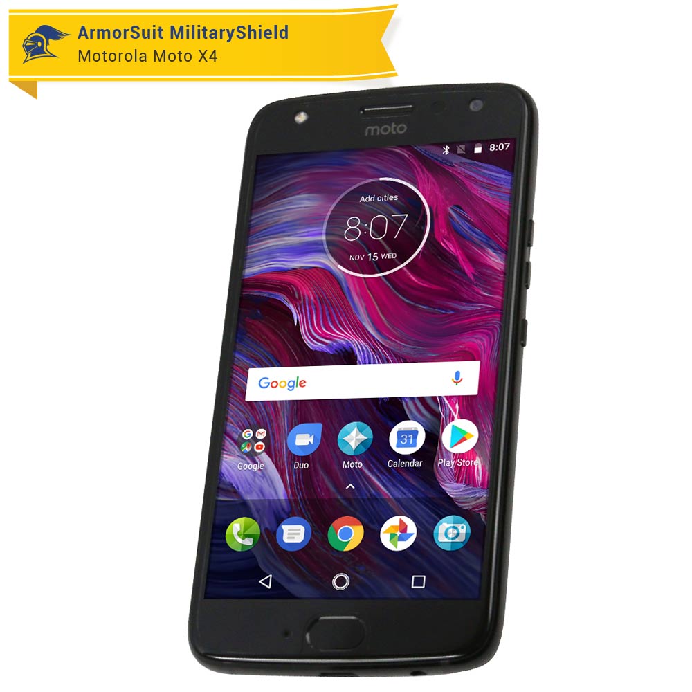 [2 Pack] Motorola Moto X4 Case-Friendly Screen Protector