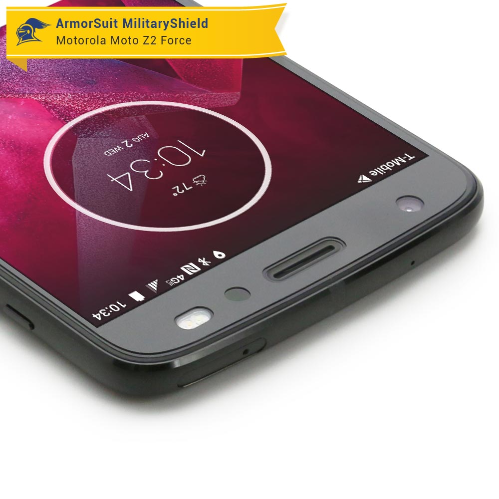 [2 Pack] Motorola Moto Z2 Force Anti-Glare (Matte) Screen Protector