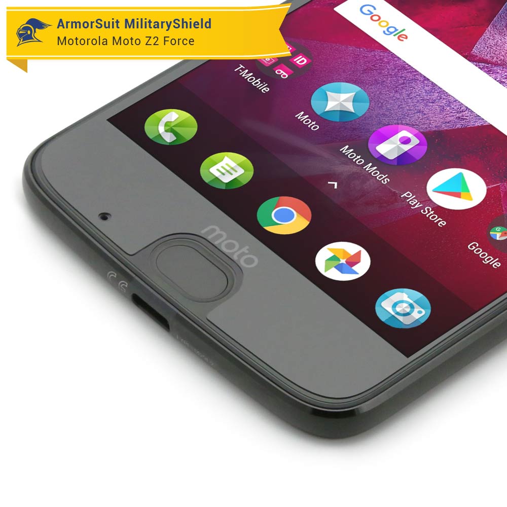 [2 Pack] Motorola Moto Z2 Force Anti-Glare (Matte) Screen Protector