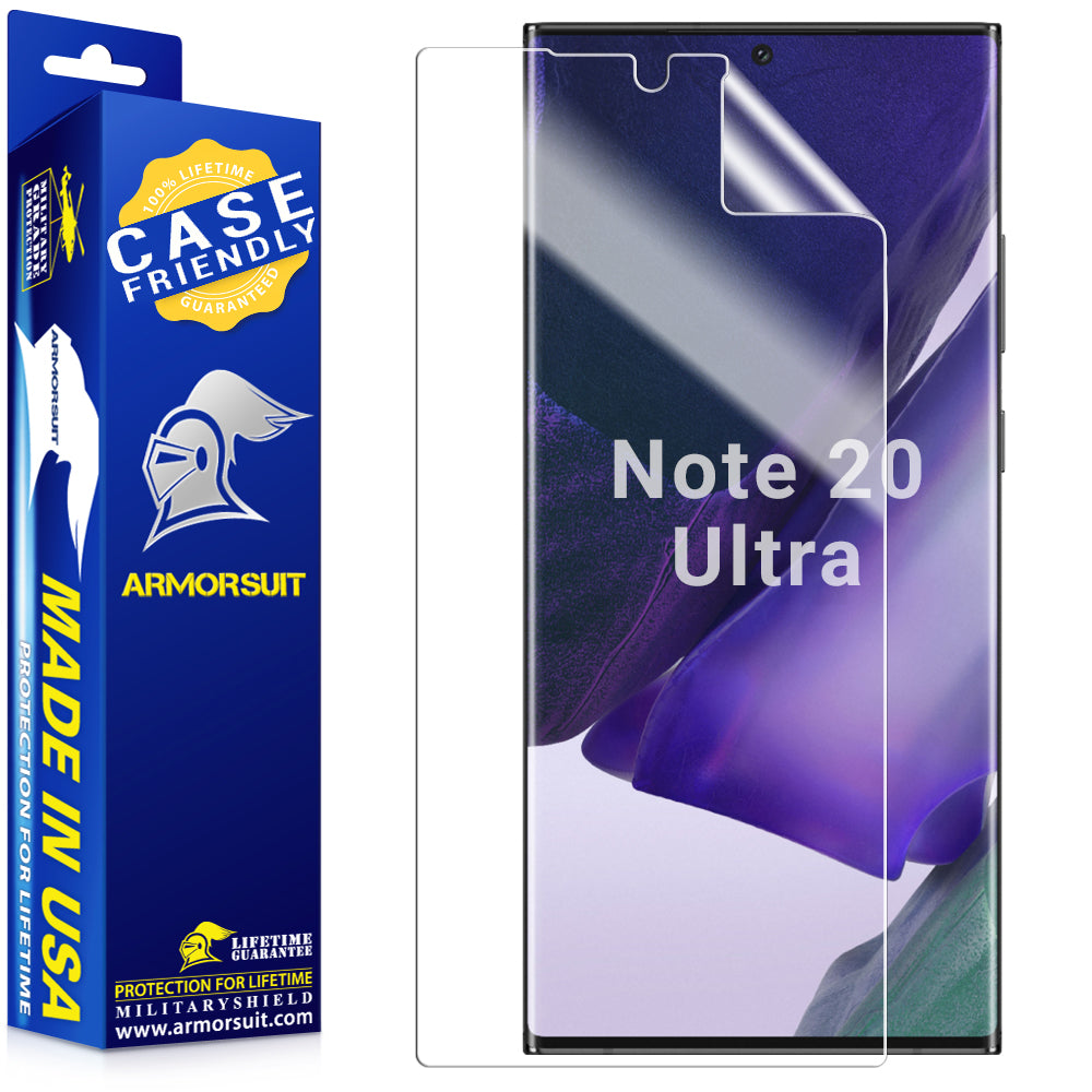 [2-Pack] Samsung Galaxy Note 20 Ultra Case-Friendly Screen Protector