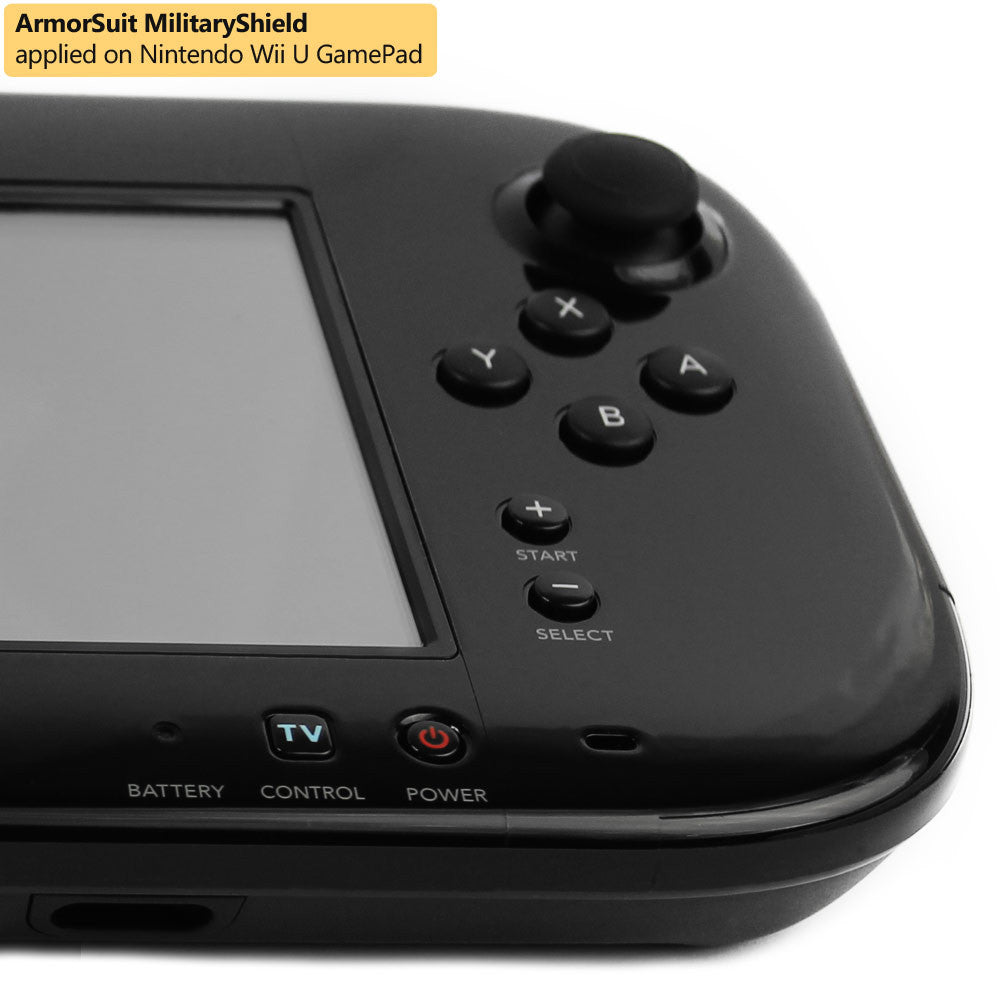 Skinomi TechSkin - Nintendo Wii U GamePad Brushed Steel Skin Protector