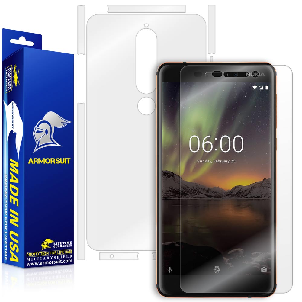 Nokia 6.1 Screen Protector + Full Body Skin