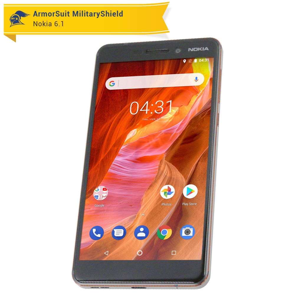 [2 Pack] Nokia 6.1 Clear Screen Protector