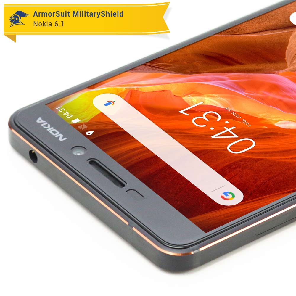 [2 Pack] Nokia 6.1 Clear Screen Protector
