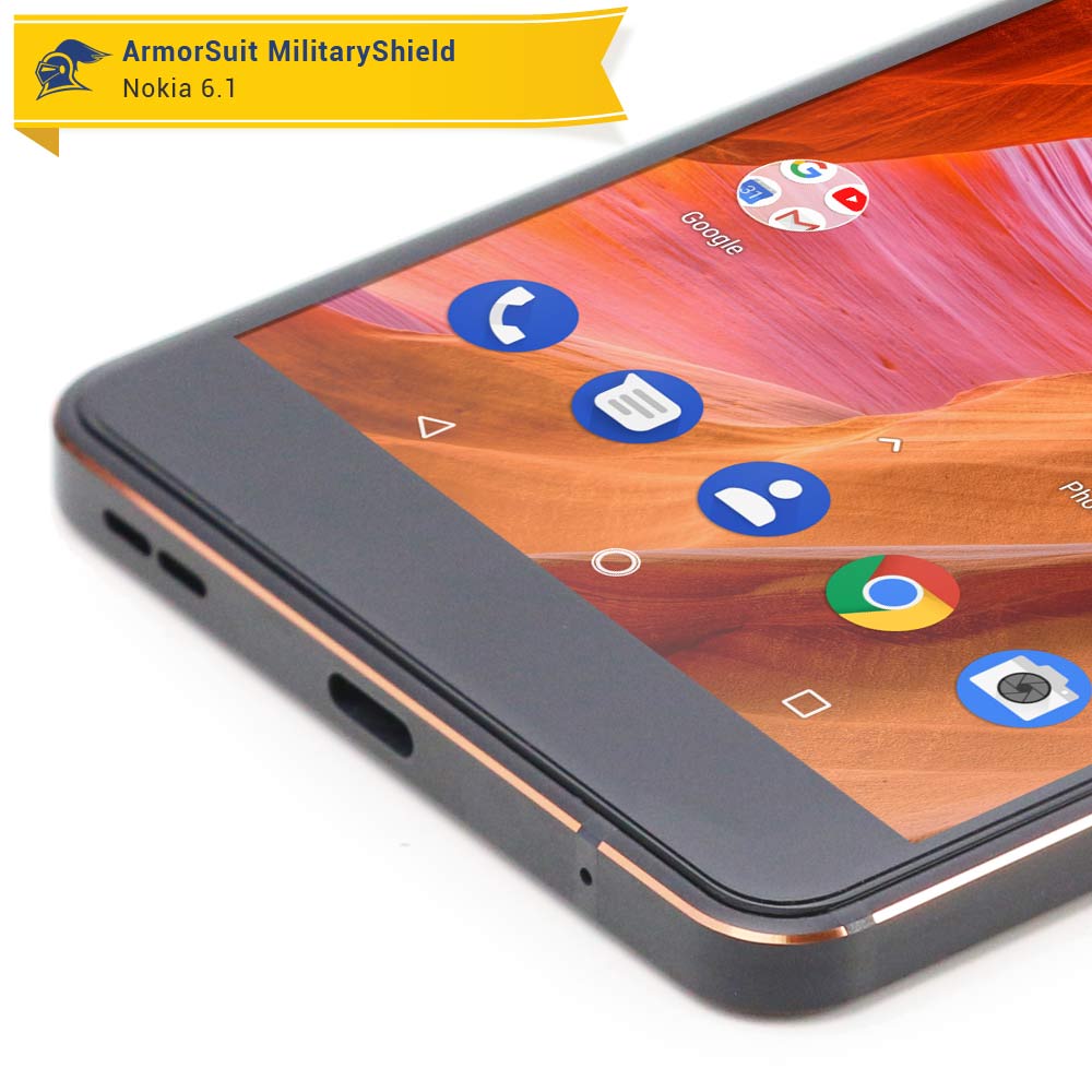 [2 Pack] Nokia 6.1 Clear Screen Protector