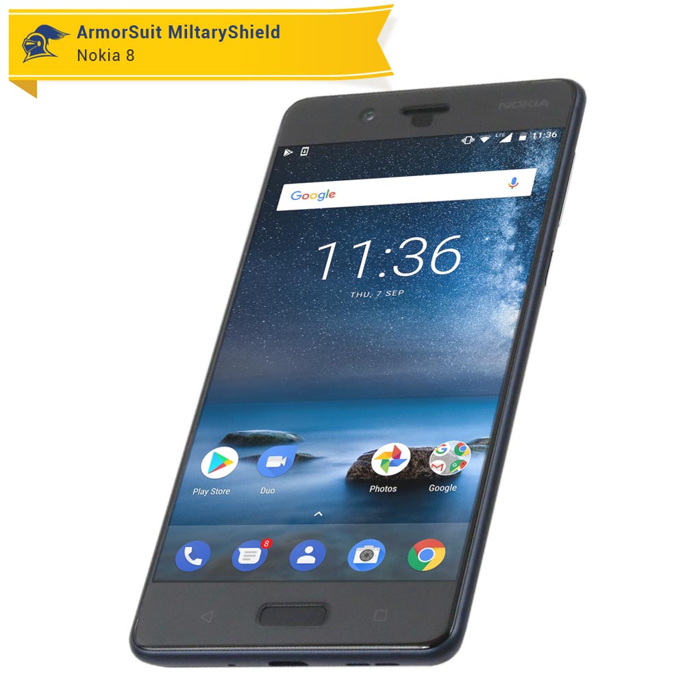 [2 Pack] Nokia 8 Matte Screen Protector