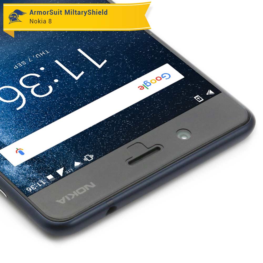 [2 Pack] Nokia 8 Clear Screen Protector