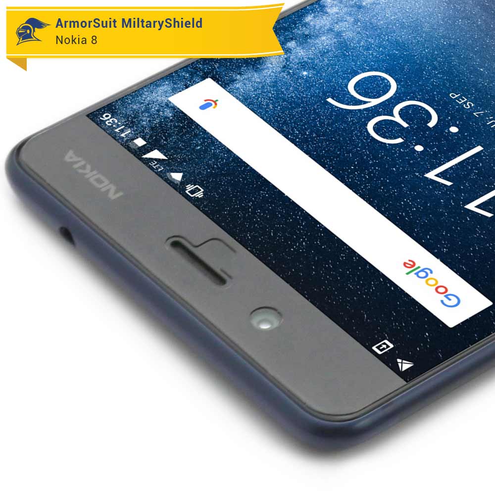 [2 Pack] Nokia 8 Clear Screen Protector