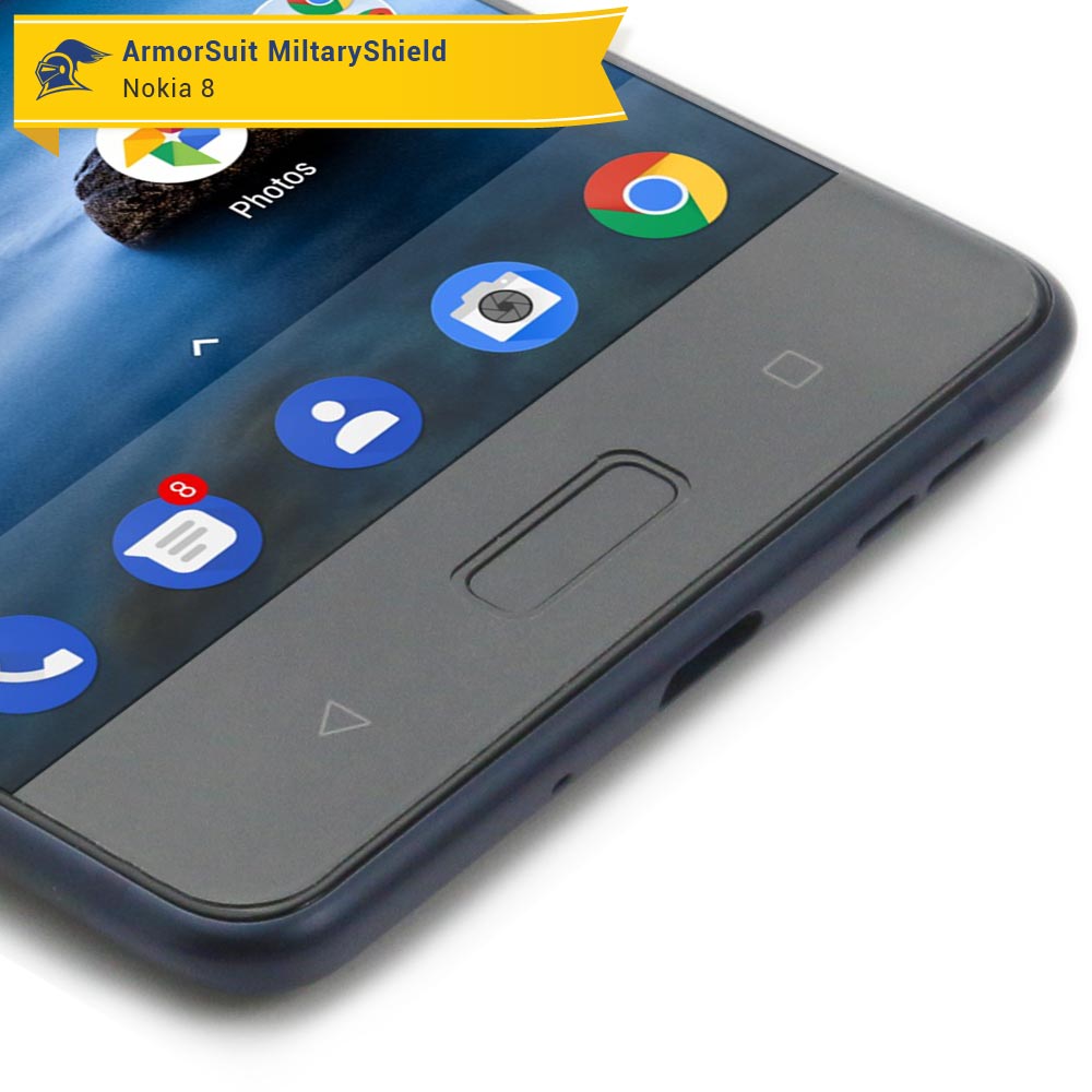 [2 Pack] Nokia 8 Clear Screen Protector