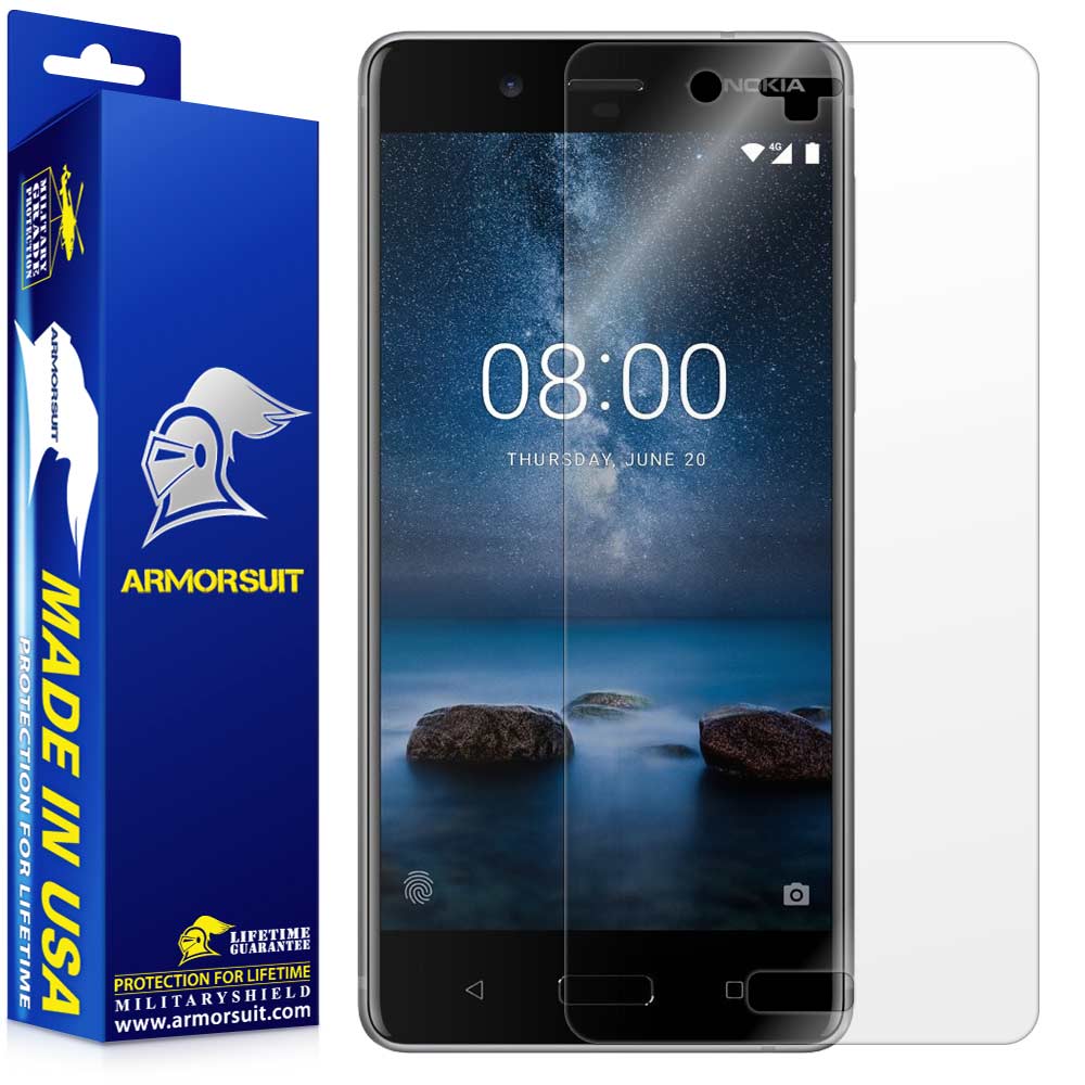 [2 Pack] Nokia 8 Clear Screen Protector