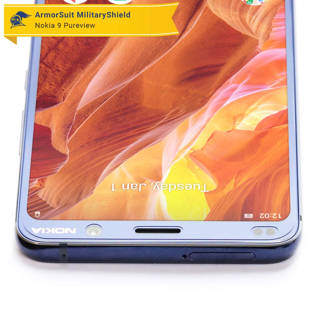 [2 Pack] Nokia 9 Pureview Case-Friendly Screen Protector