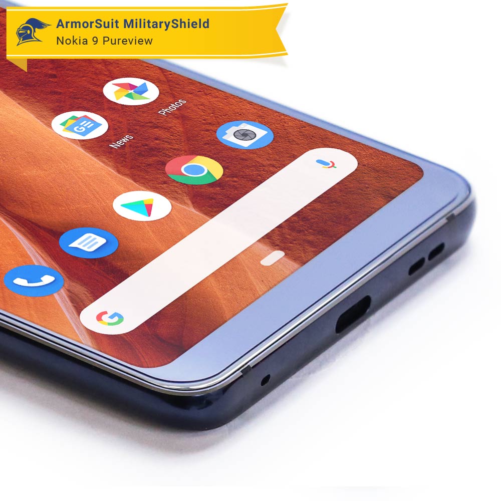[2 Pack] Nokia 9 Pureview Case-Friendly Screen Protector
