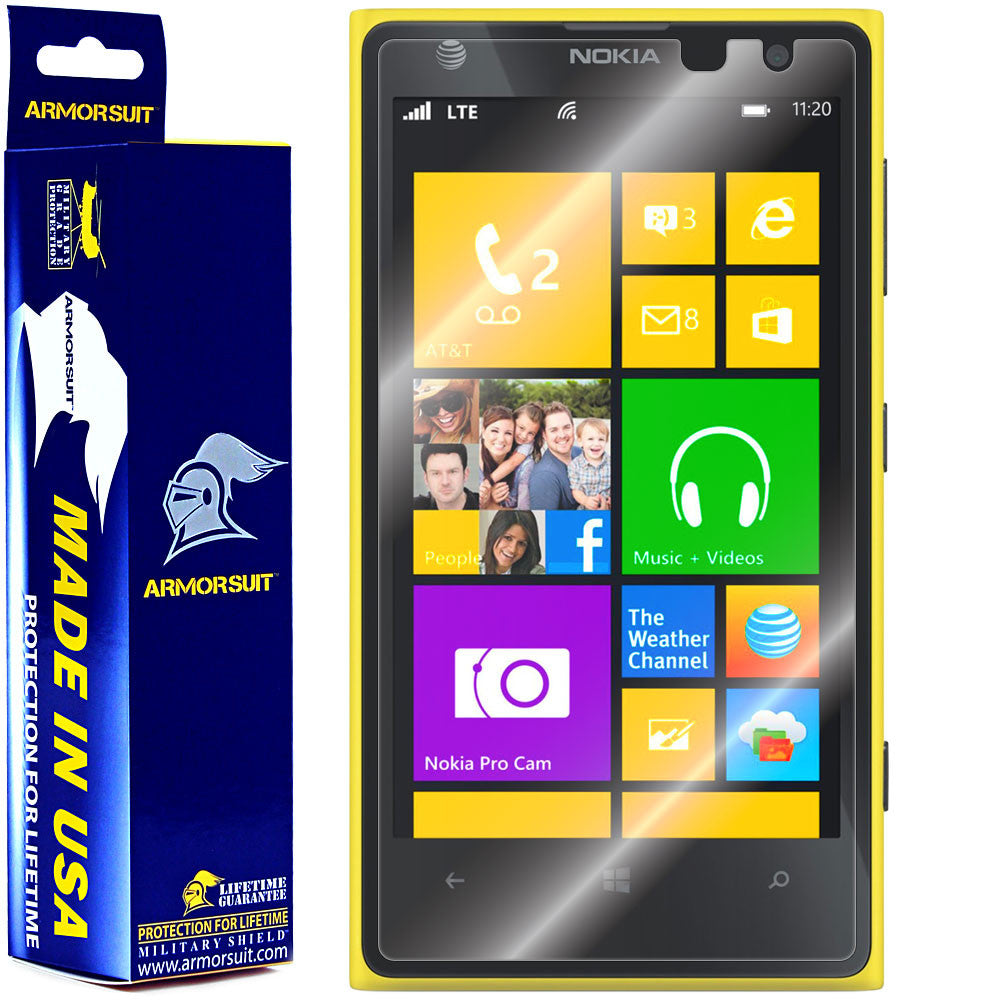 [2 Pack] Nokia Lumia 1020 Screen Protector (Case Friendly)