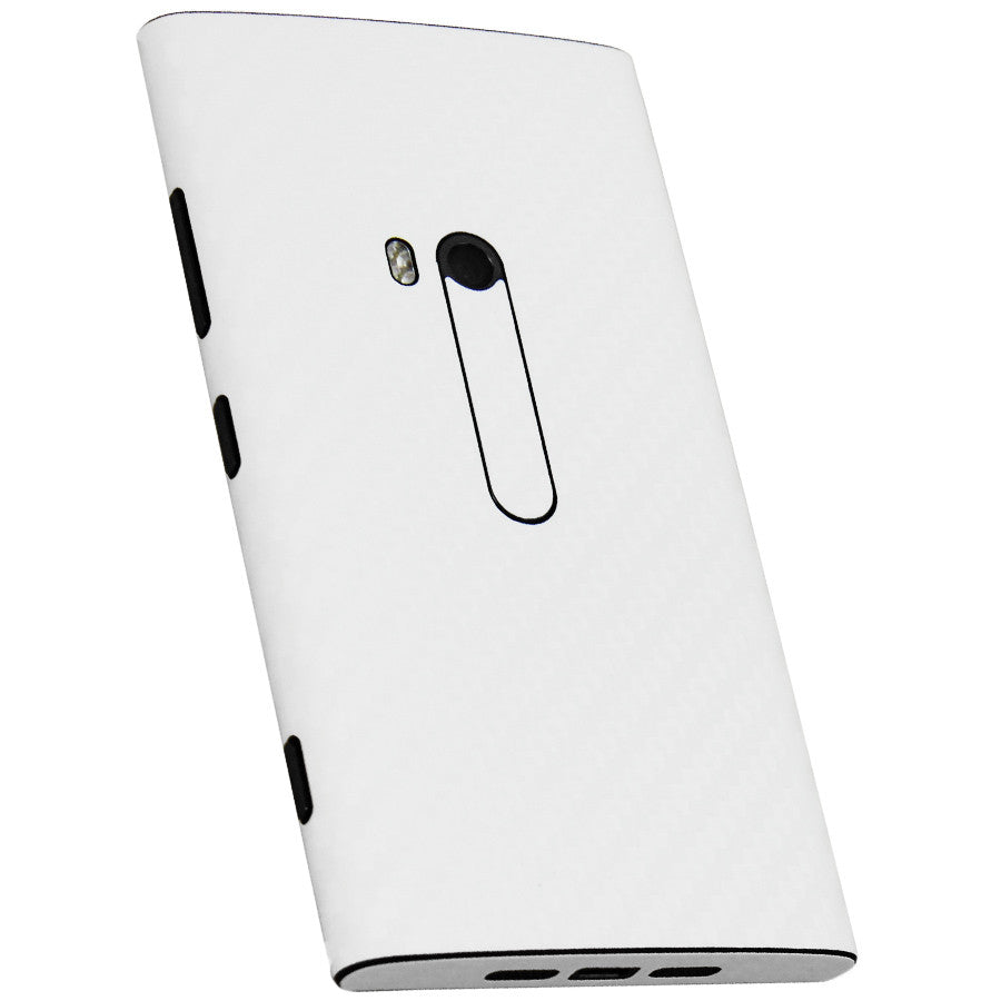 Nokia Lumia 920 Screen Protector + White Carbon Fiber Film Protector