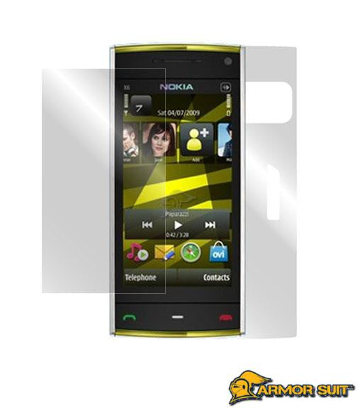 Nokia X6 Easy Installation Skin Protector