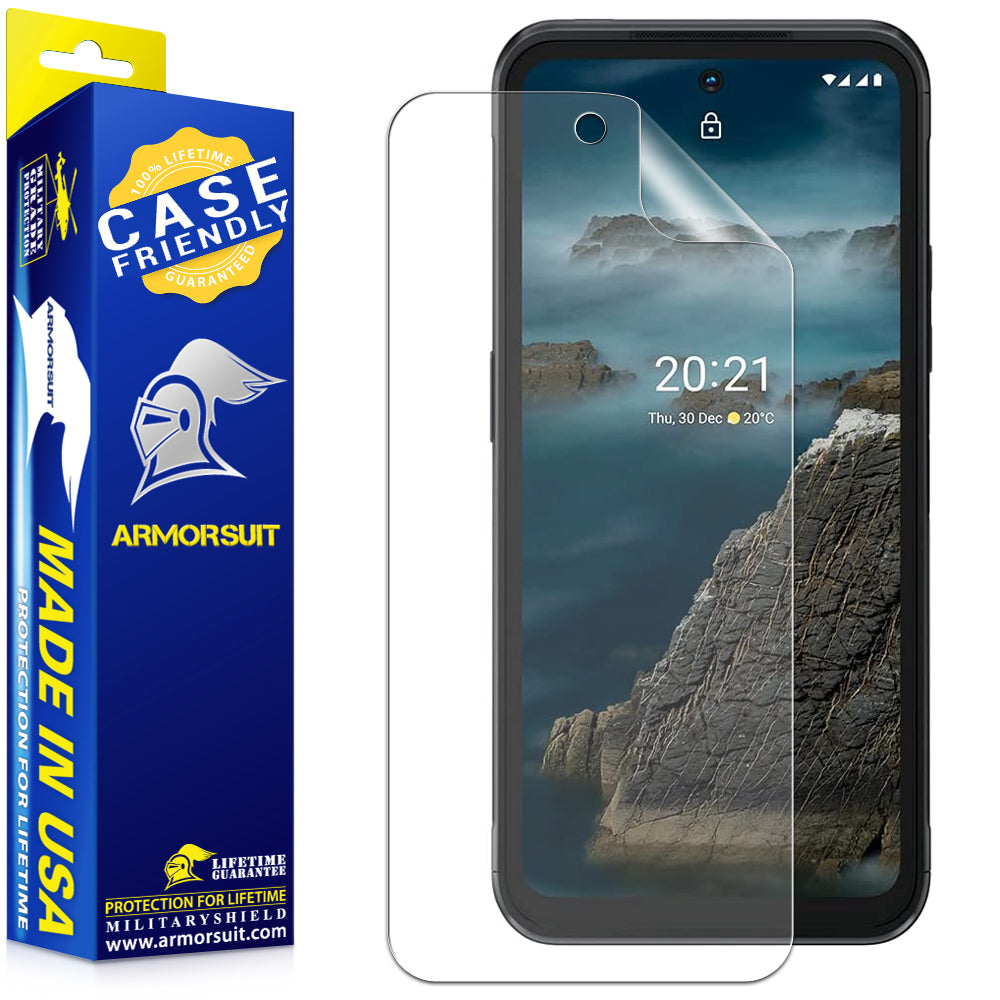 [2 Pack] ArmorSuit MilitaryShield Anti-Glare Screen Protector Designed for Nokia XR20 (2021) Case Friendly Anti-Bubble Matte Film