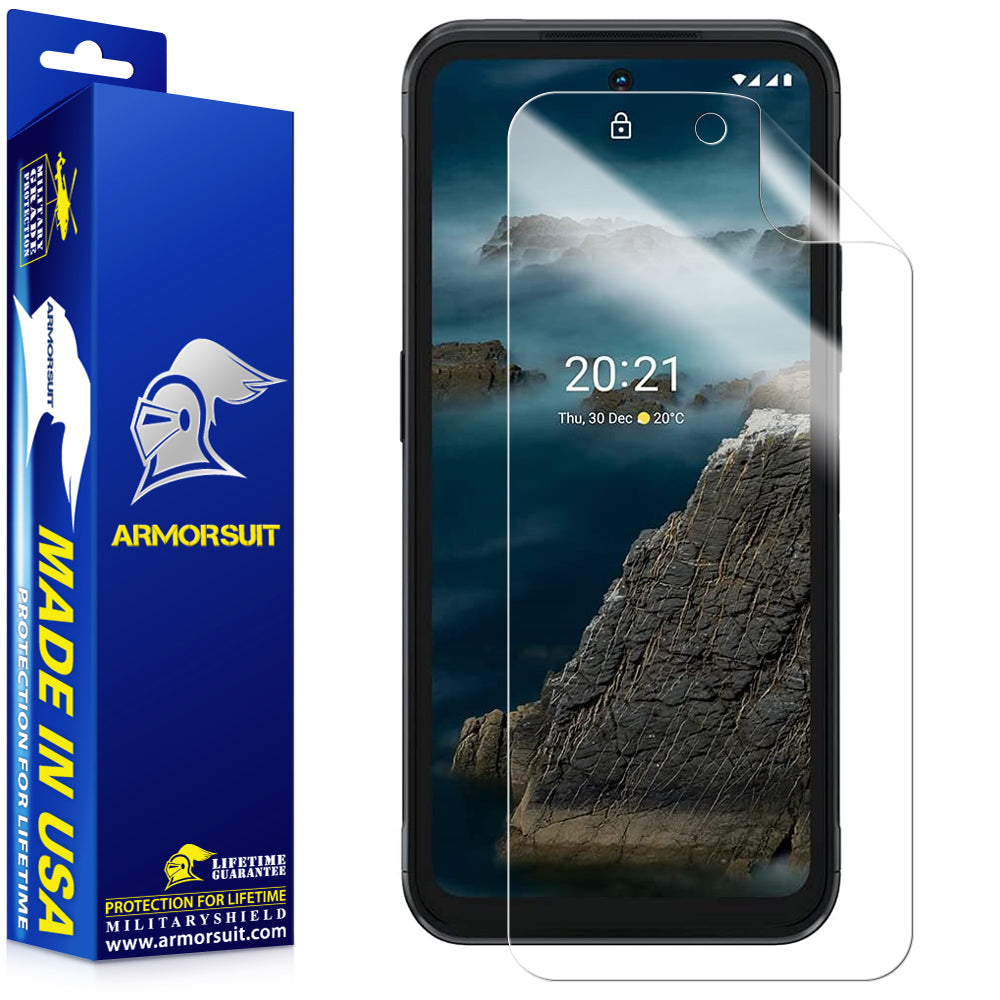 [2 Pack] ArmorSuit MilitaryShield Screen Protector Designed for Nokia XR20 (2021) Max Coverage Anti-Bubble HD Clear Film