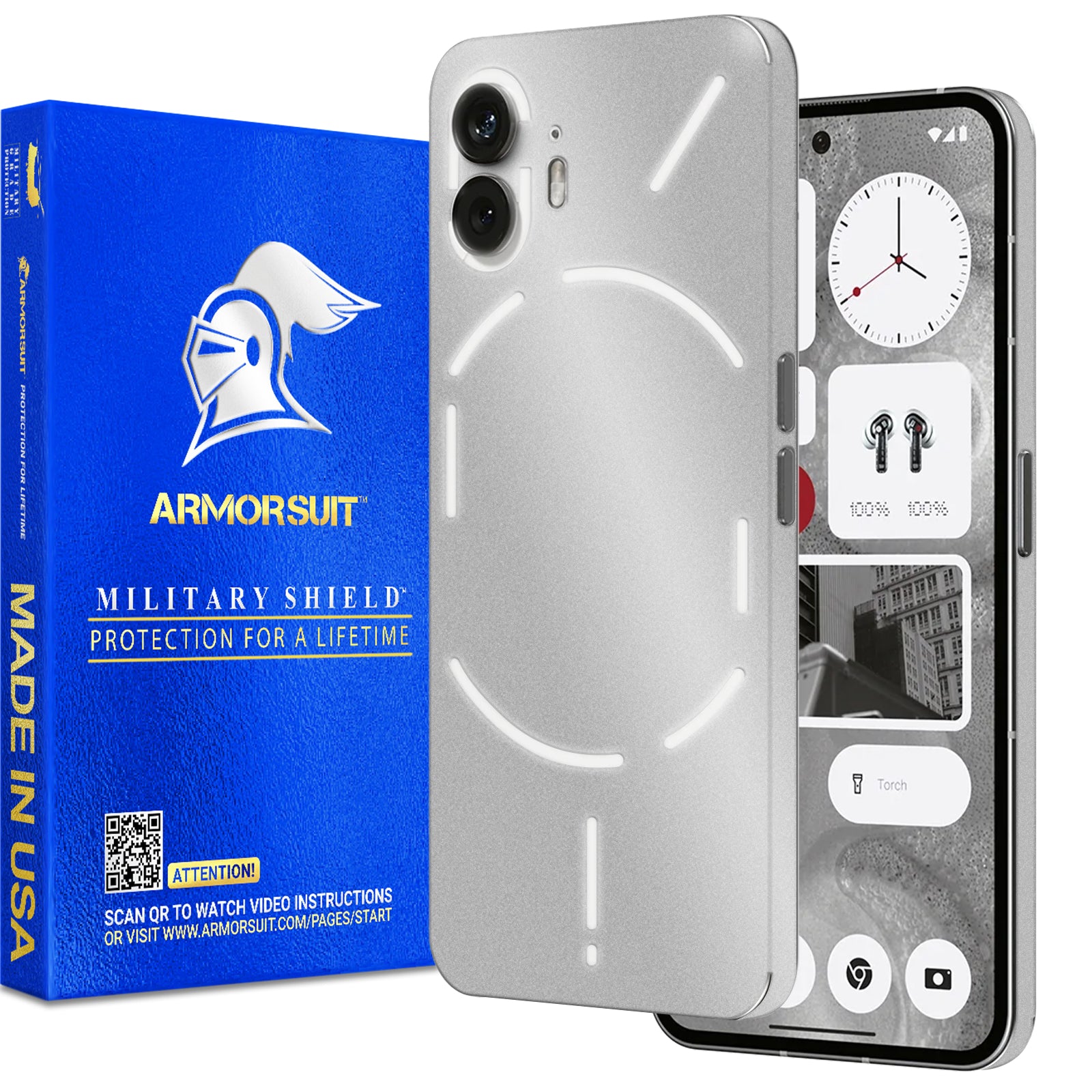 ArmorSuit MilitaryShield Vinyl Skin for Nothing Phone 2 2023