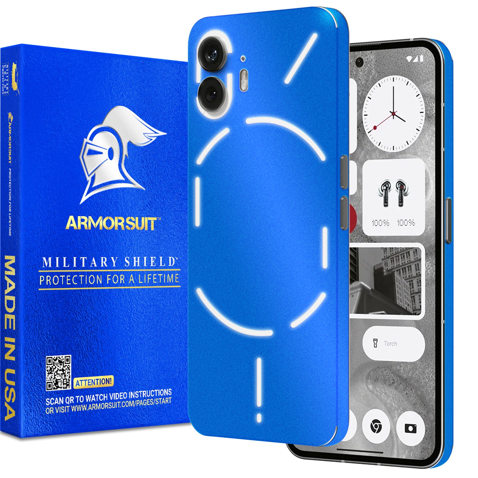 ArmorSuit MilitaryShield Vinyl Skin for Nothing Phone 2 2023