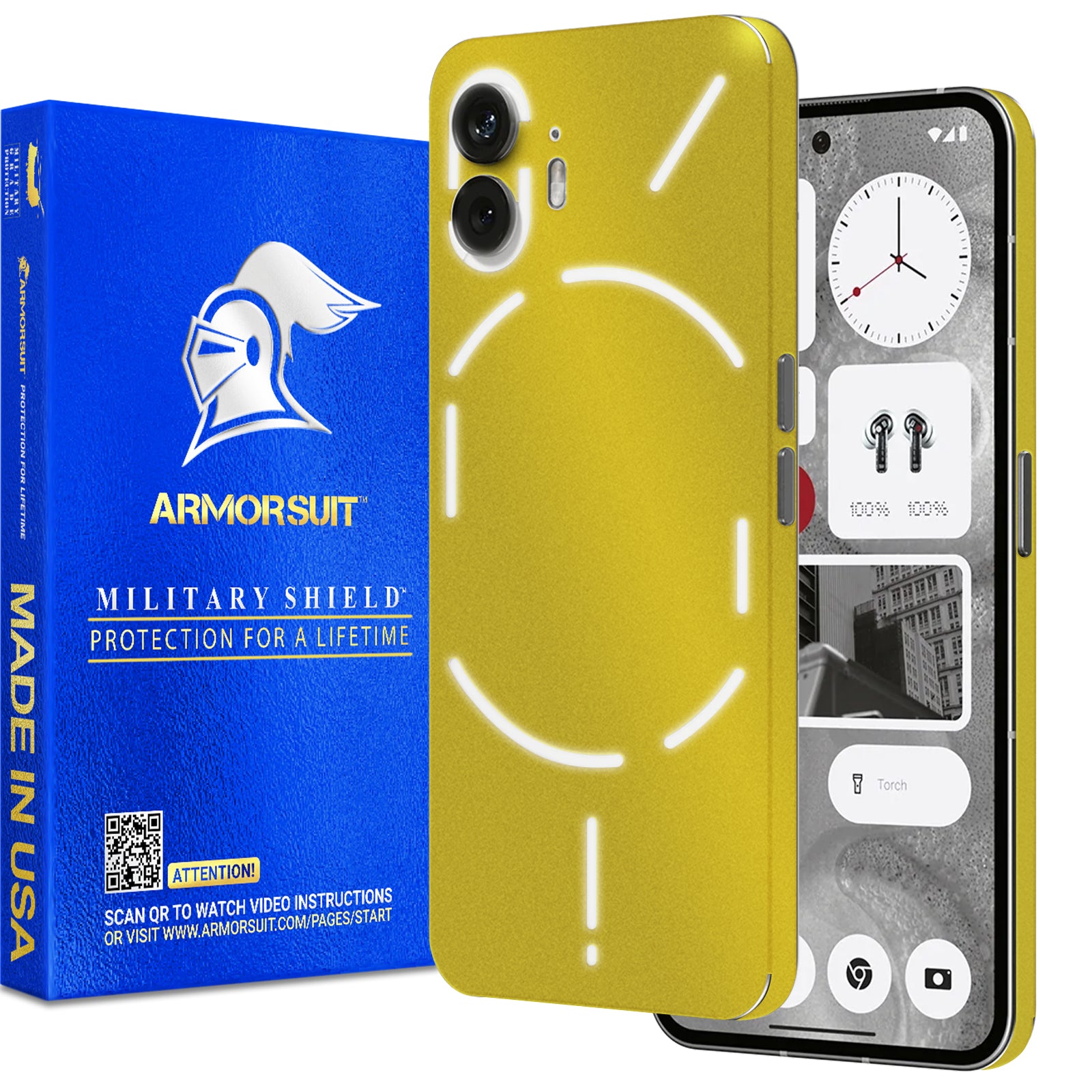 ArmorSuit MilitaryShield Vinyl Skin for Nothing Phone 2 2023