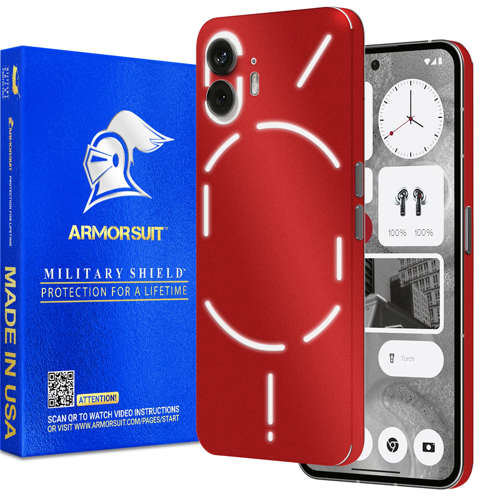ArmorSuit MilitaryShield Vinyl Skin for Nothing Phone 2 2023