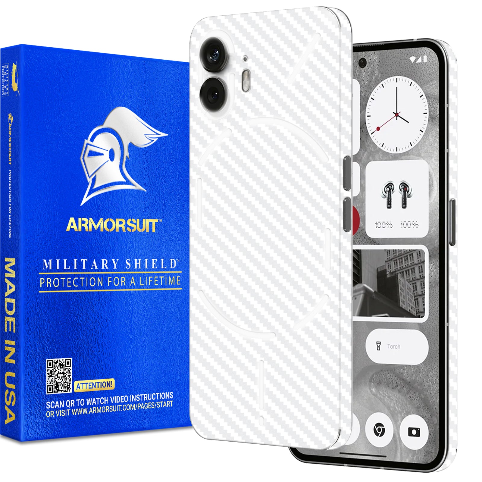 ArmorSuit MilitaryShield Vinyl Skin for Nothing Phone 2 2023