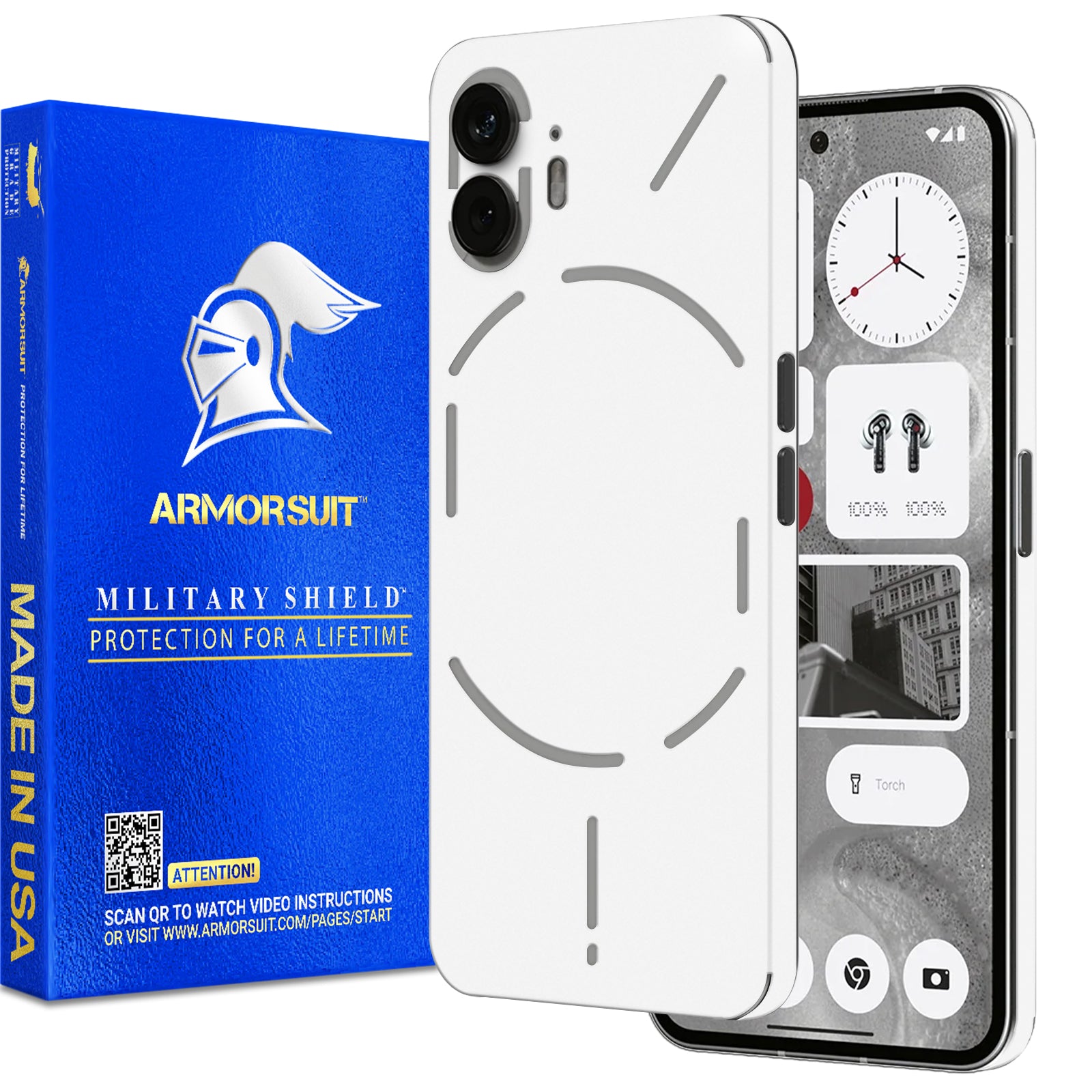 ArmorSuit MilitaryShield Vinyl Skin for Nothing Phone 2 2023