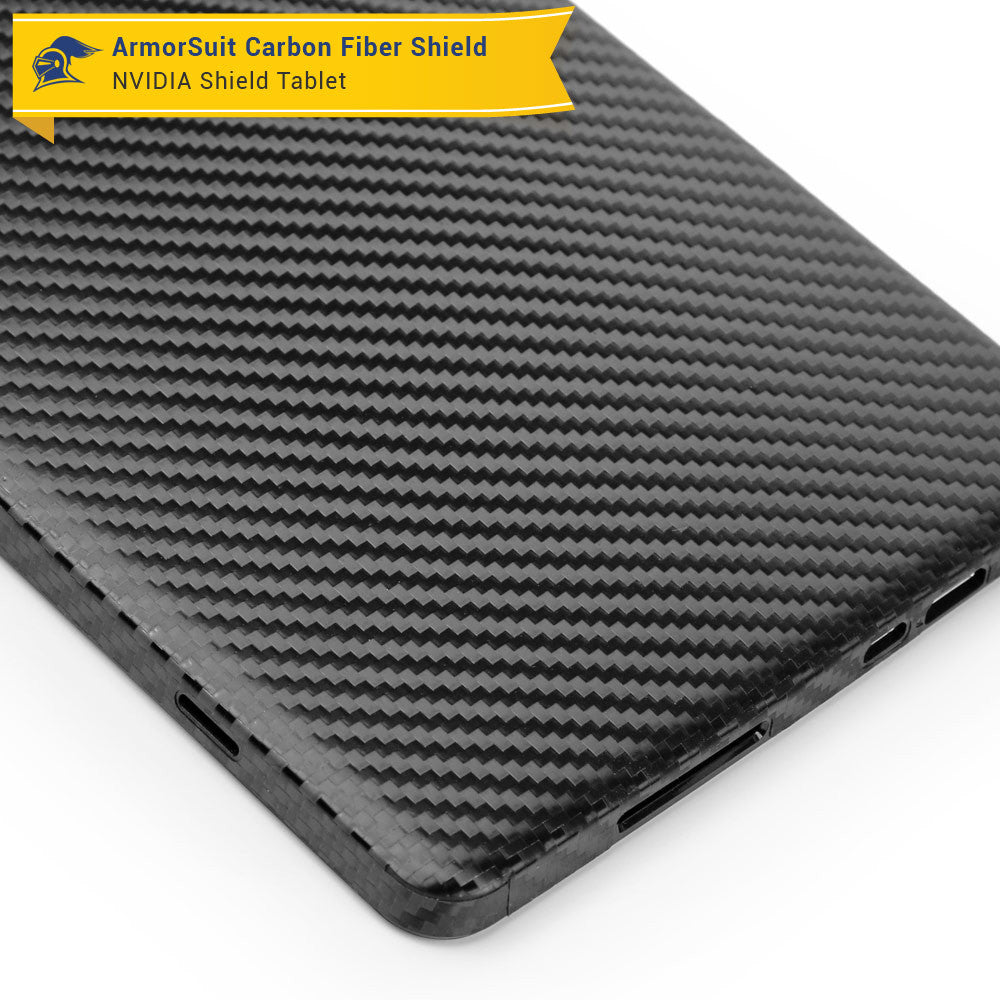NVIDIA SHIELD Screen Protector + Black Carbon Fiber Skin
