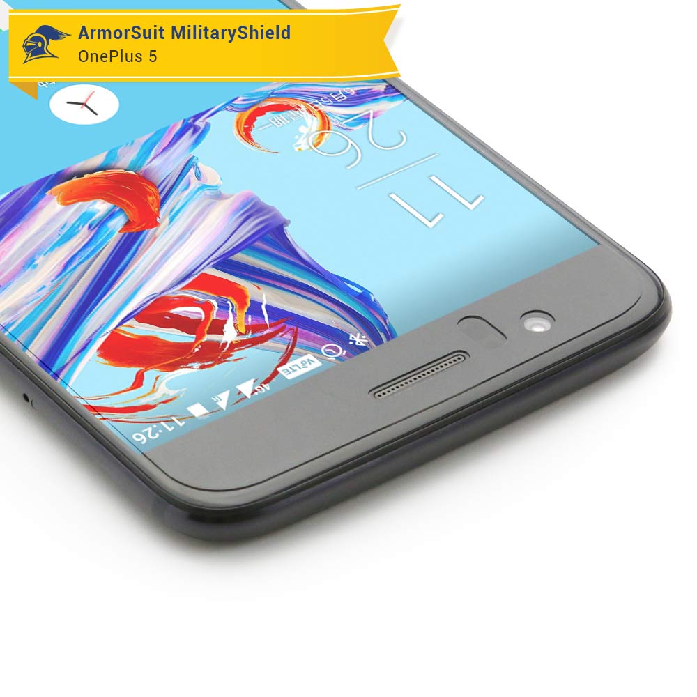[2 Pack] OnePlus 5 Case-Friendly Screen Protector